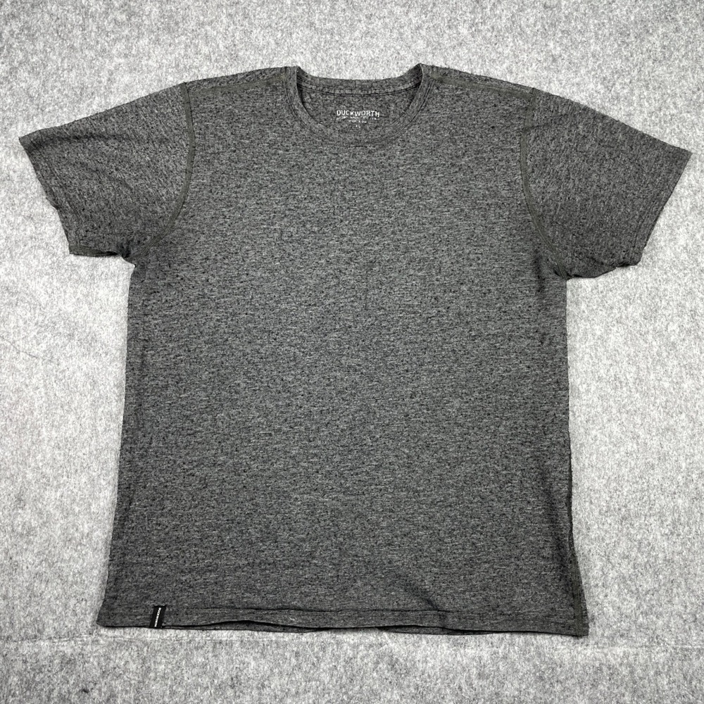Duckworth T-Shirt Mens XL Gray Vapor Merino Wool Base Layer Made In USA